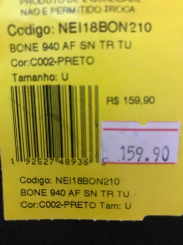 Boné New Era original (novo, com etiqueta) - Foto 3