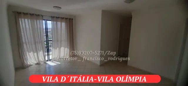Alugo-Apartamento no Condomínio Vila D´ Itália. Vila Olímpia.