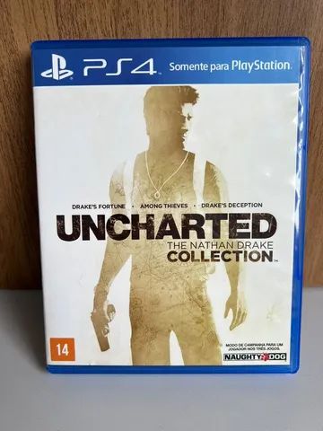 Uncharted Collection Ps4 Mídia Física Lacrado