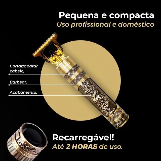 Maquina de Corte e Aparador de Cabelo e Barba - Foto 4
