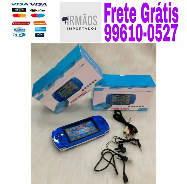 800 Game Retro Video Game Consoles, jogo de videogame portátil de jogo  portátil, Mini Infantil Palm Gaming Machine Infantil's Presente(Verde  (solteiro))