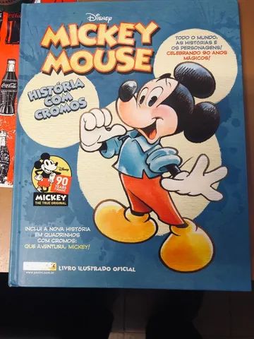 Album De Figurinhas Disney Mickey Mouse Lindo E Completo Capa Dura!