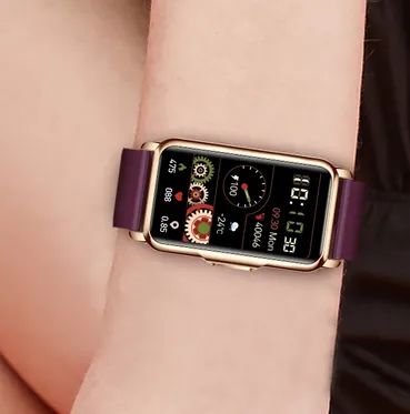 Relógio inteligente Lige Bracelet roxo mulheres - Foto 4