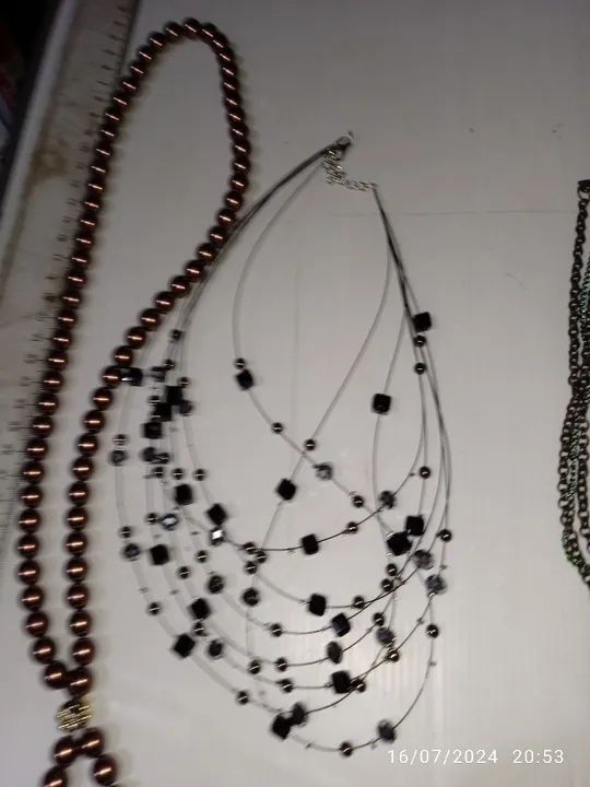 Colares femininos. Bijuterias de ótima qualidade. Kit com 4 peças. - Foto 4