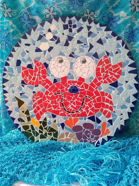 Mandala em mosaico fundo do mar - Foto 4