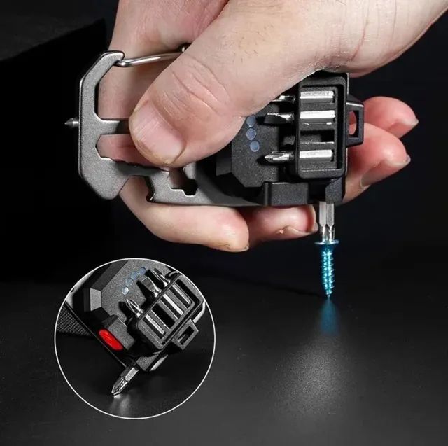 Mini Lanterna LED com Iluminação Ajustável Chave Multifuncional  - Foto 6