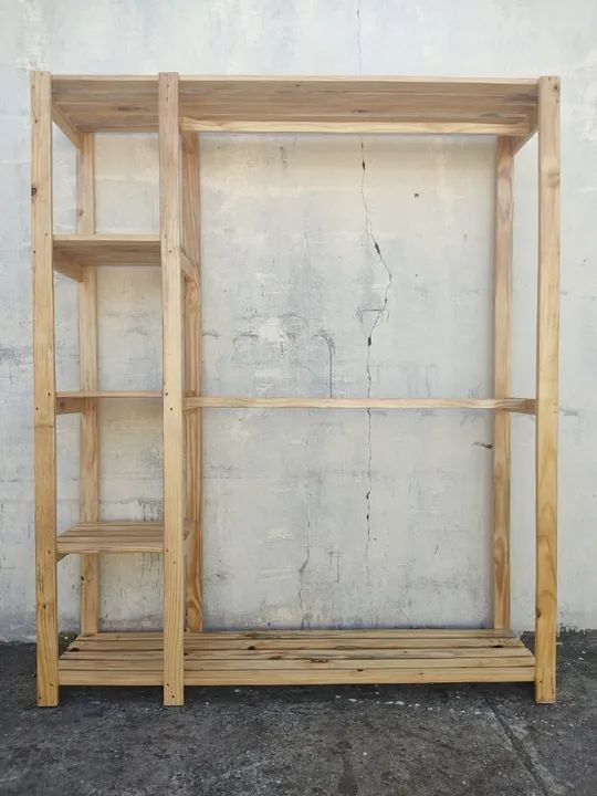 Roupeiro de palete e pinus. Móveis rústicos de Pallet, Pallets e pinus. - Foto 3