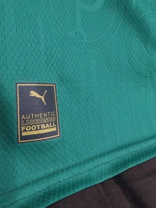 Camisa Palmeiras Puma Verde - tamanho M - Foto 3