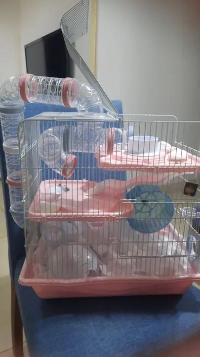 Gaiola para Roedores com Acessórios