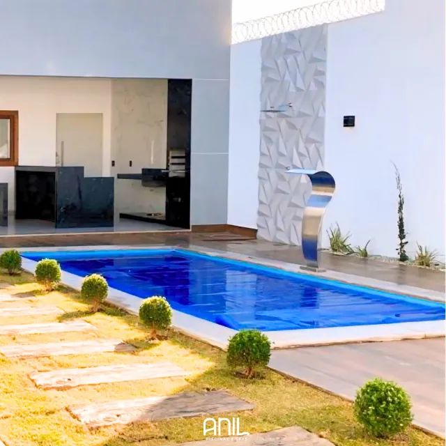 Piscina retangular 8 metros grande em Minas Gerais - Foto 4