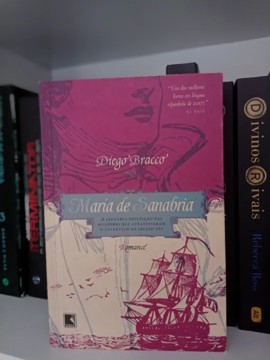 Livro seminovo/como novo (nunca lido), María de Sanabria de Diego Bracco - Editora Record