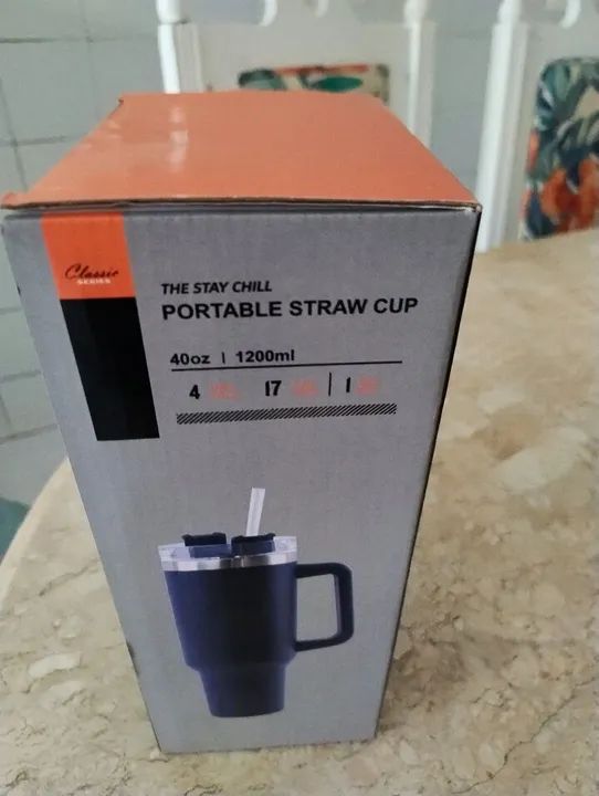 Caneca Térmica com Canudo 40oz - Foto 2