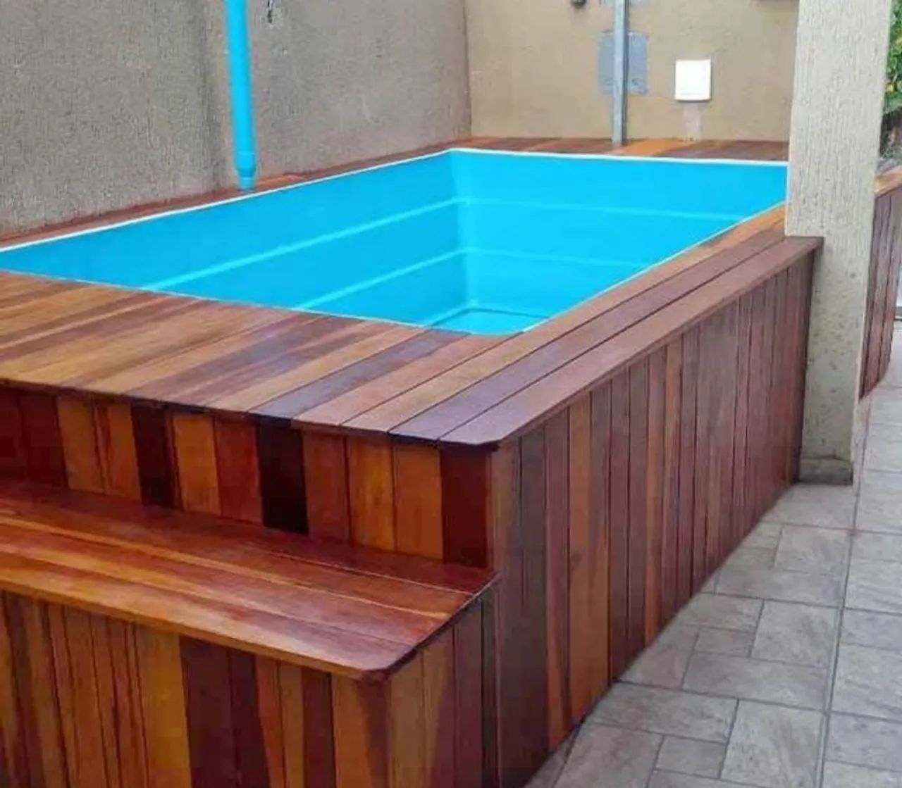 Piscina de fibra na promoção de Black Friday 