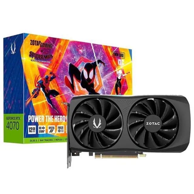 Placa de Vídeo Zotac GeForce RTX4070 Twin Edge OC Spider-Man 12GB Gddr6X PCI-Express