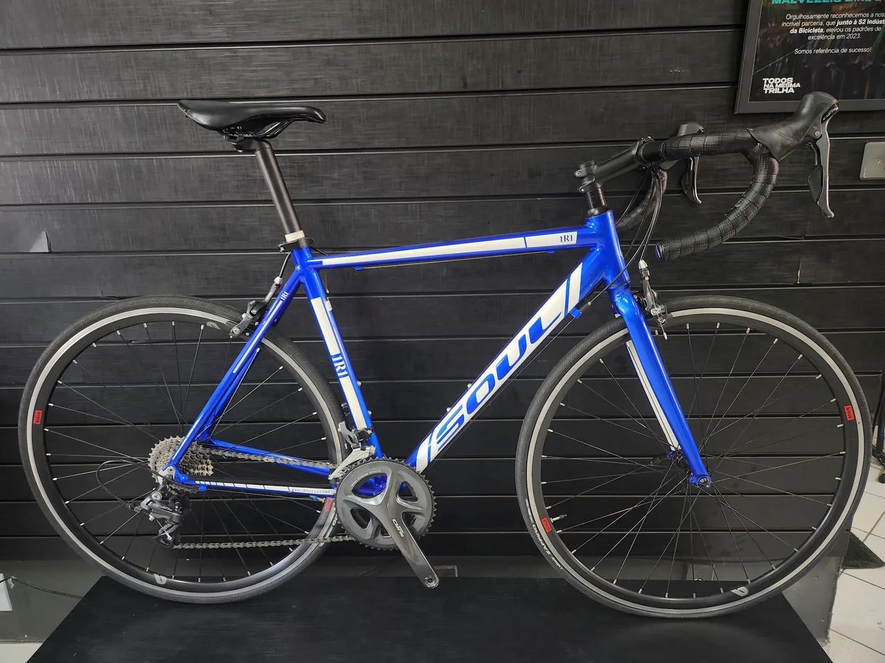 Bicicleta Soul 1R1 - Azul e Branca T53