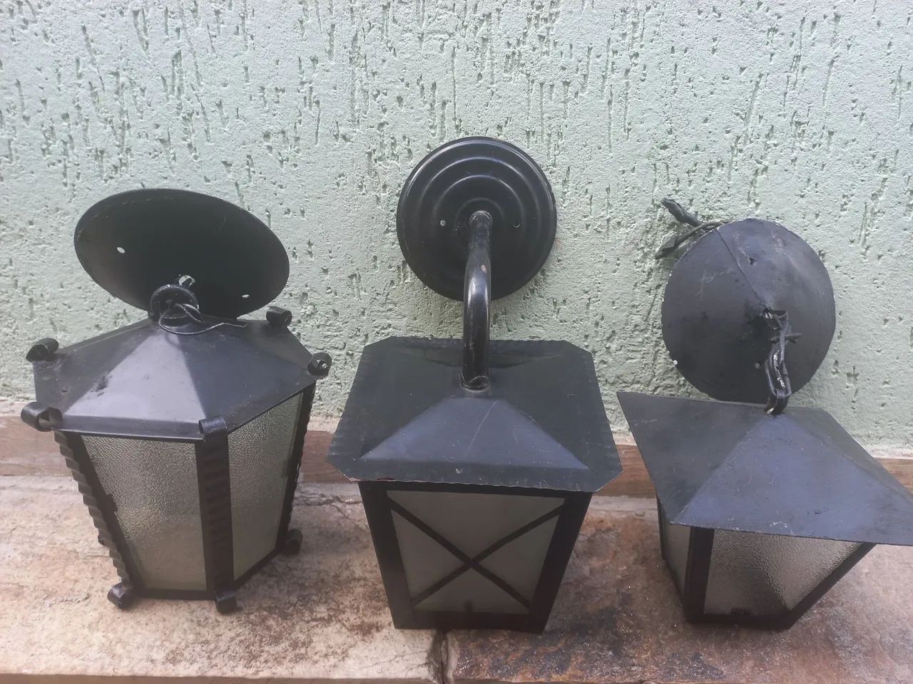 3 Luminárias arandelas antigas  - Foto 5
