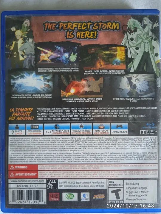 Naruto Shippuuden ultimate ninja storm 4 Jogos de Vídeo Game