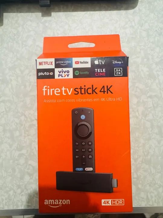 Fire TV Stick 4K - Novo - Assista com cores vibrantes em 4K Ultra HD