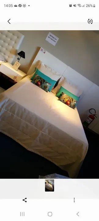 Cobre leito de casal queen e almofadas