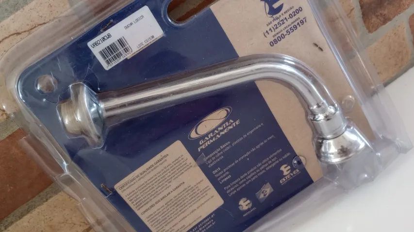 Chuveiro Parede Lógica Cromado - Esteves (VAB210CWB) - Foto 5