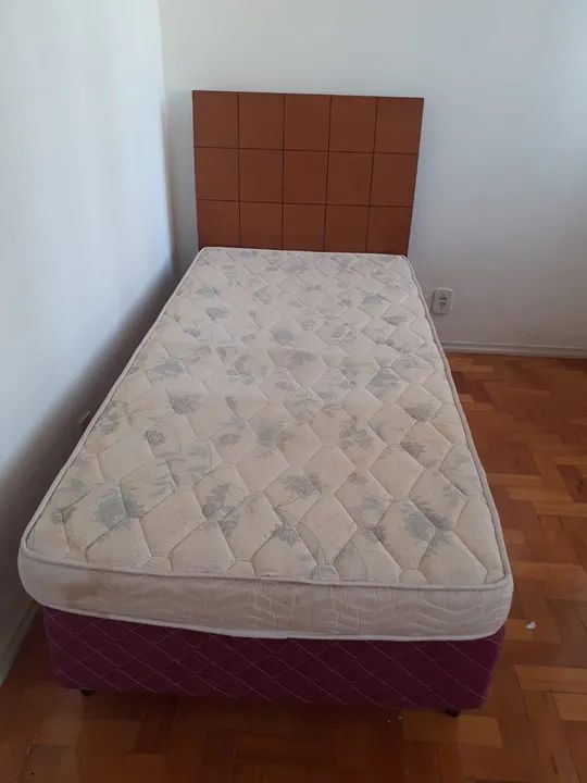 Cama box solteiro com Colchão Castor - Foto 2