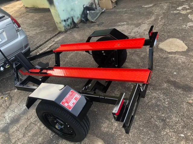 carreta para 1 moto com jack