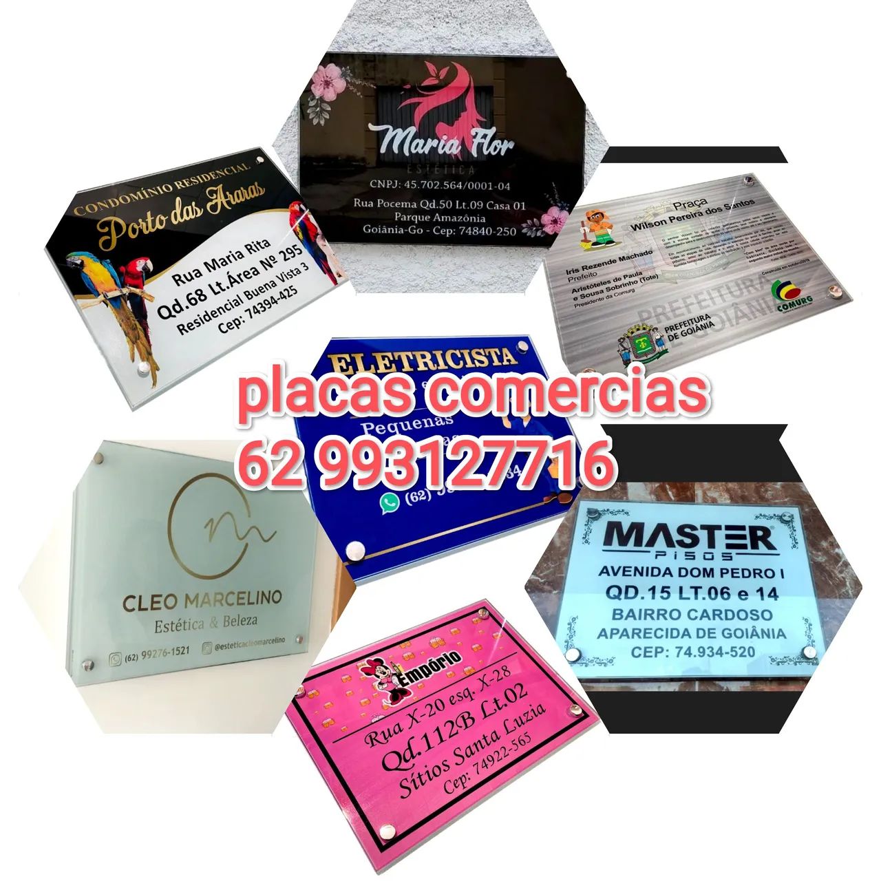 Placas comerciais residências  - Foto 3