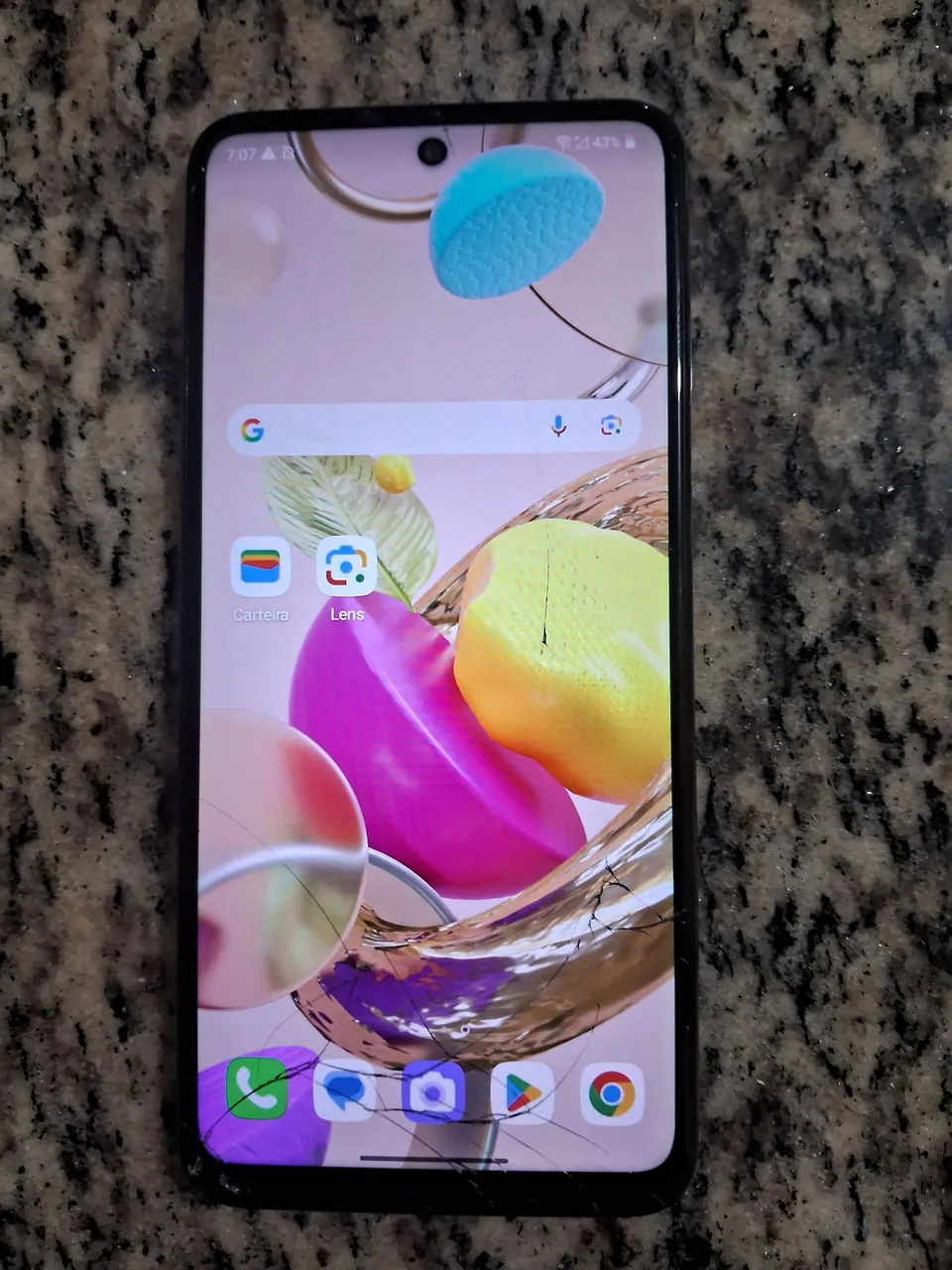 Smartphone LG k52, celular