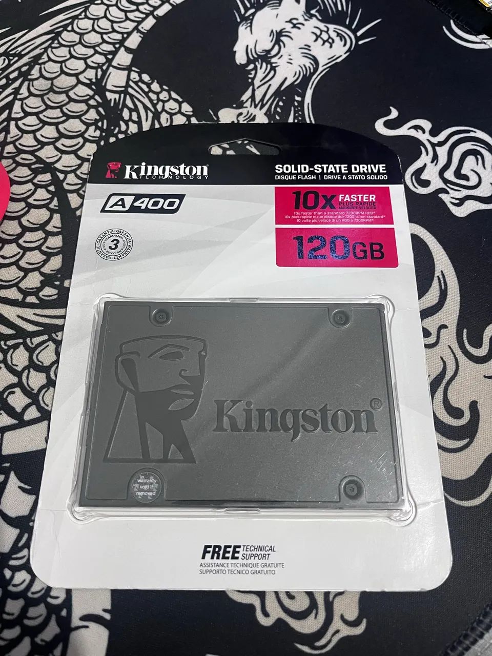 SSD Kingston A400 120 GB SATA3 2.5 Cor Preto - Foto 2