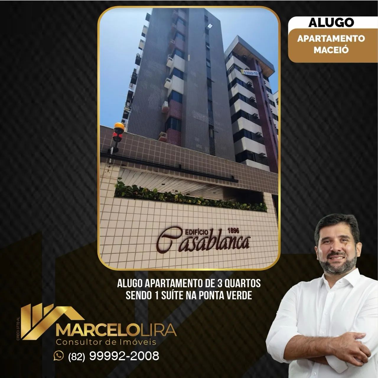 Vendo ou Alugo apartamento no coração da Ponta Verde