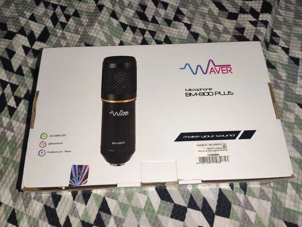 Microfone Condensador Profissional WAVER BM-800 - Foto 2