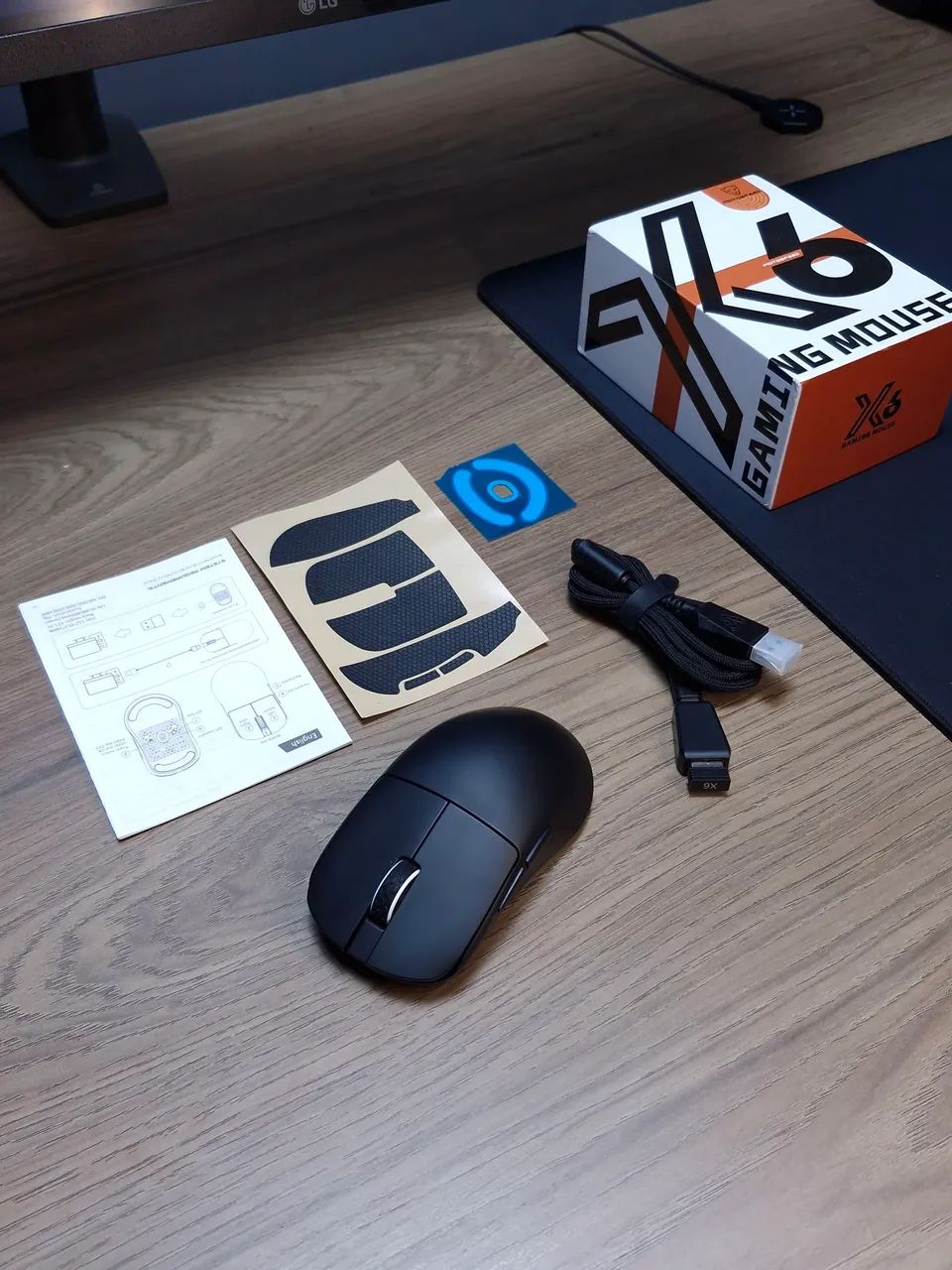 Mouse Motospeed X6 MAX, 43g, 8000hz - Foto 3