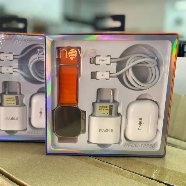 Kit 3 em 1 - Relógio, Fone Bluetooth e Carregador - Foto 2