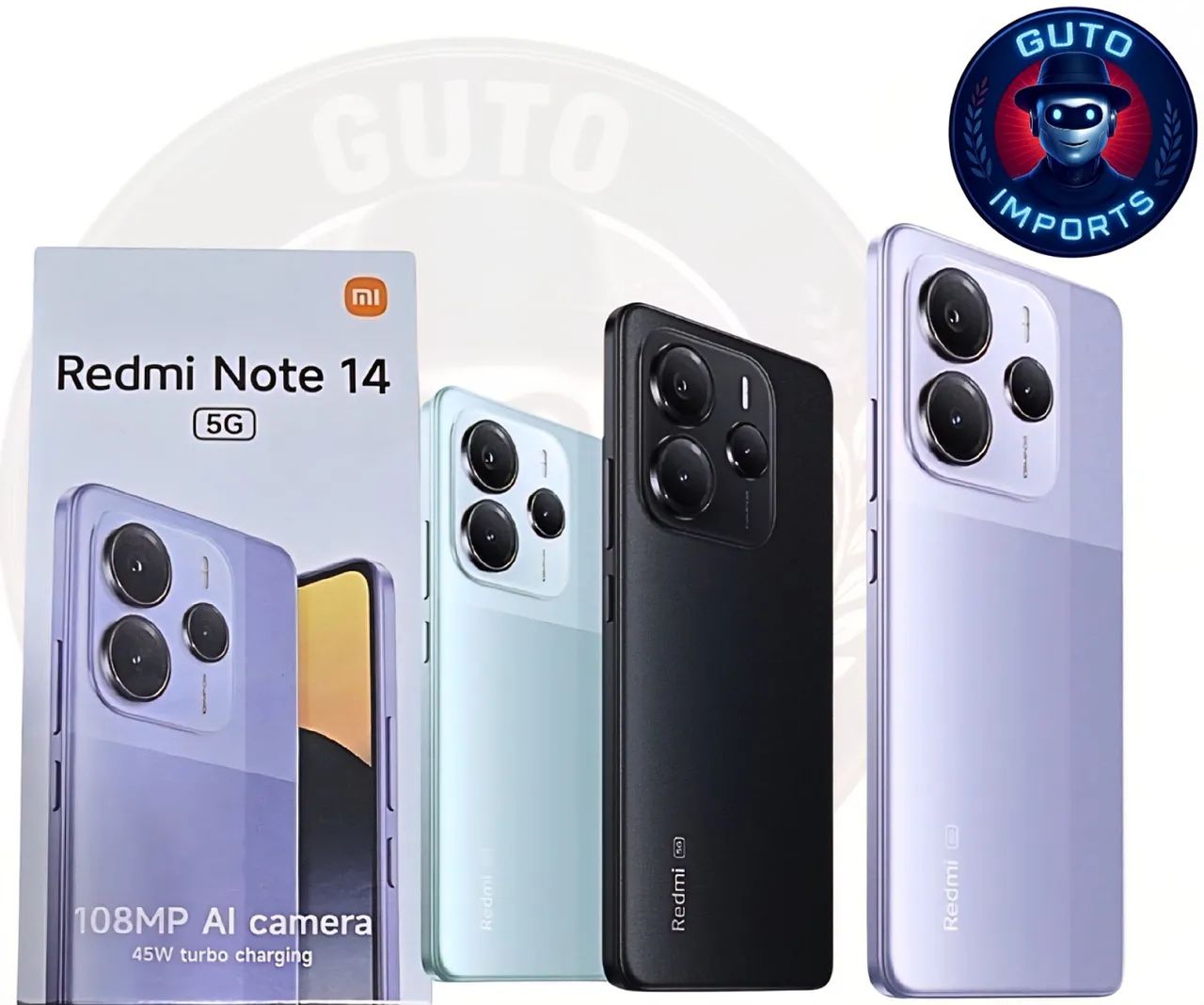 Xiaomi Redmi Note 14 5G NFC 512gb Novo cor preto 
