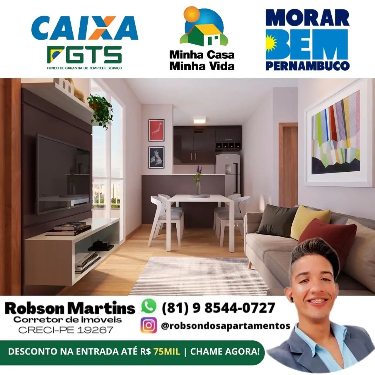 PAULISTA | MINHA CASA, MINHA VIDA | 2 QUARTOS MENSAIS A PARTIR DE R$450 - Foto 3