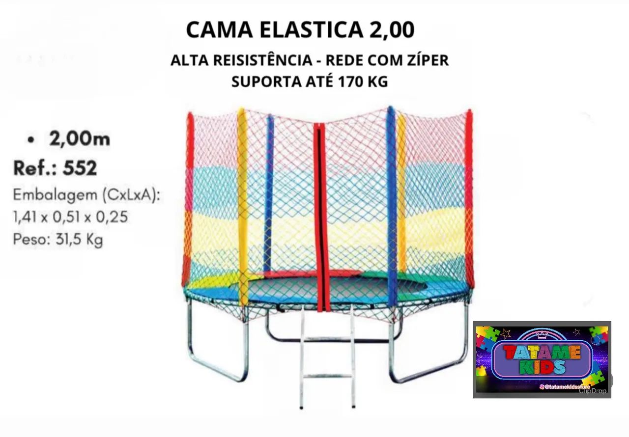 PULA PULA - CAMA ELÁSTICA DIVERSOS TAMANHOS A PRONTA ENTREGA  - Foto 4