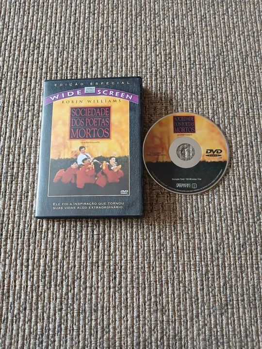 Dvd Sociedade dos Poetas Mortos  - Robin Willians