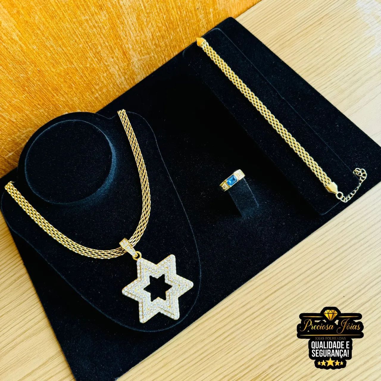 Kit chefe (não é prata)<br>