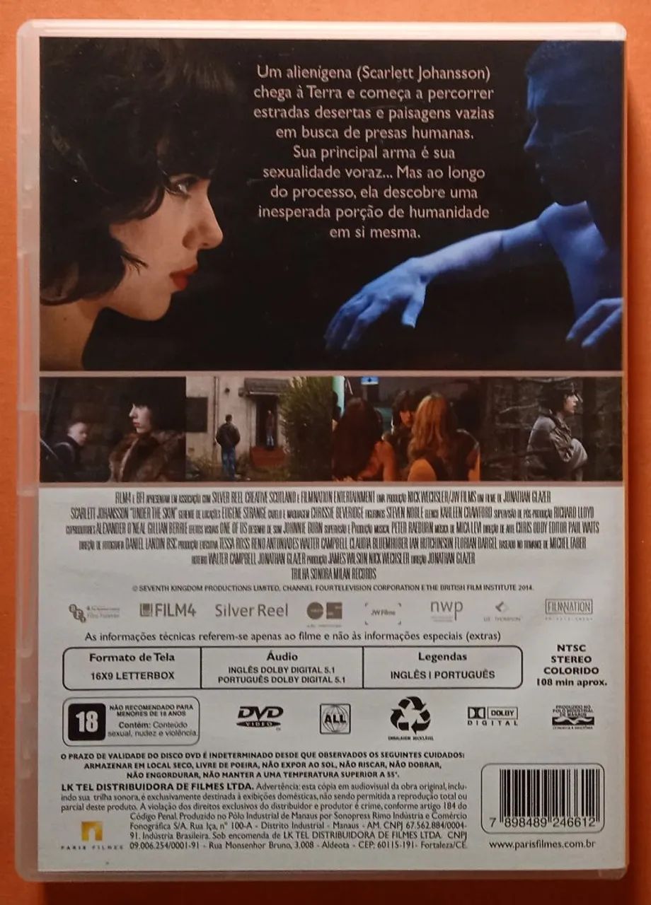 DVD Sob a Pele - Scarlett Johansson - Foto 2