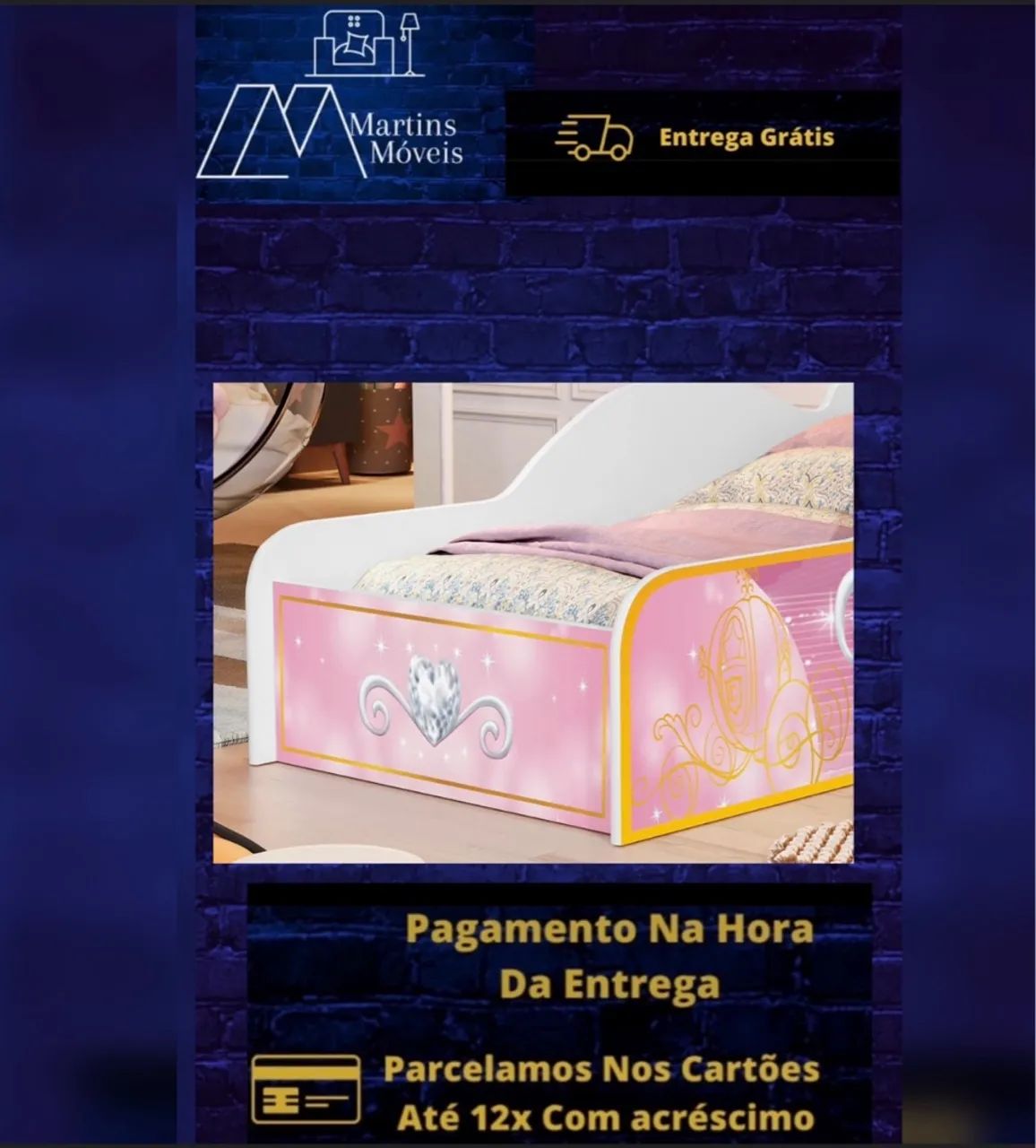 GRANDE PROMOÇÃO* Cama Infantil ENTREGA GRÁTIS ACEITA CARTÃO - Foto 3