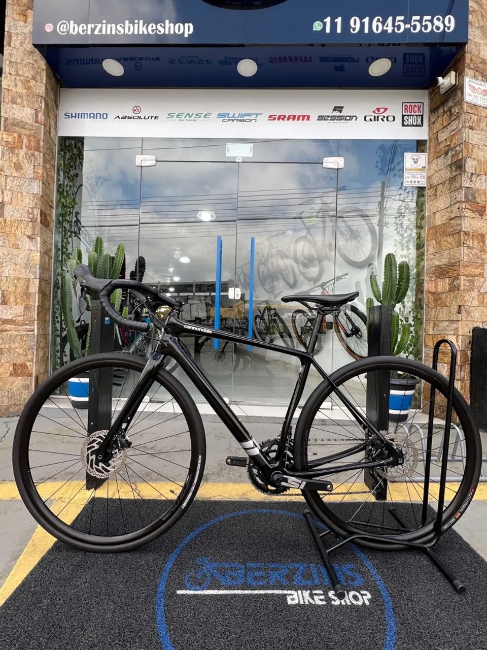 SPEED CANNONDALE SYNAPSE CARBONO 51 - SHIMANO 105 2x11V - FREIOS A DISCO HIDRÁULICOS   - Foto 4
