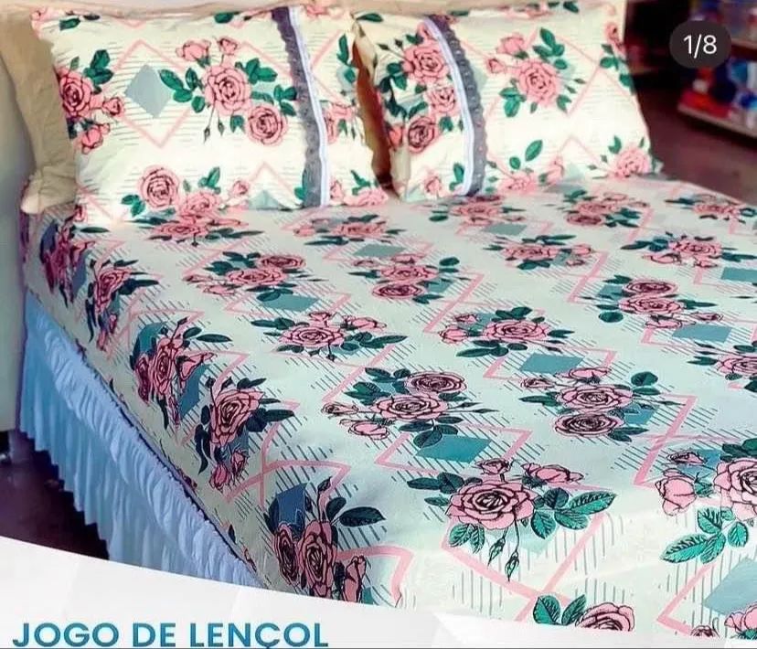 Lençóis de elástico malha 100% algodão  - Foto 2