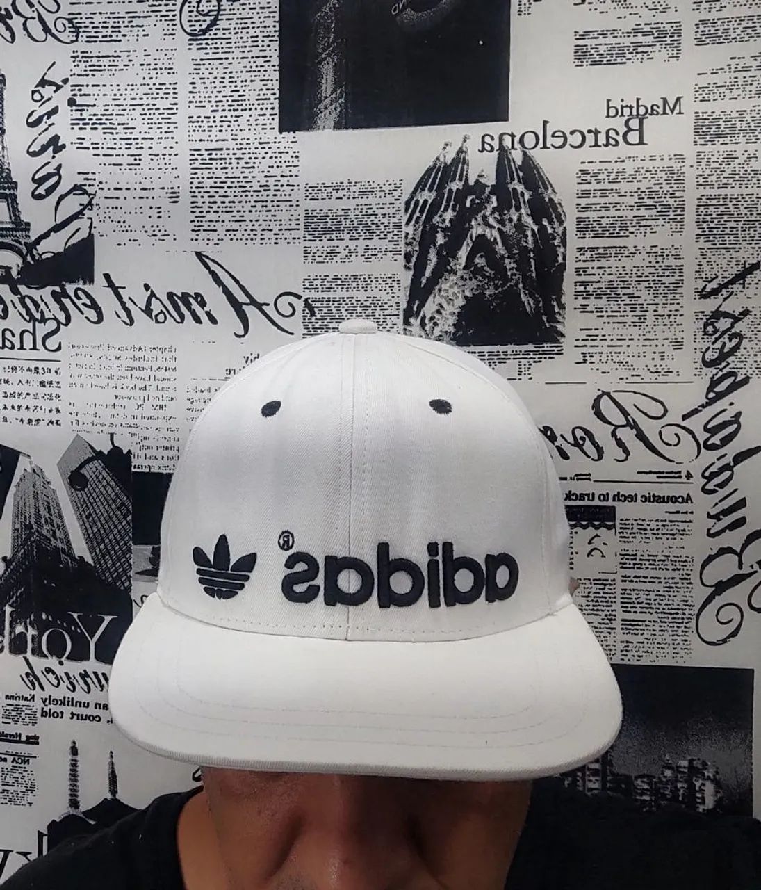 Boné Adidas Bucket Tam M Cód 4303 Usado/Original  - Foto 2