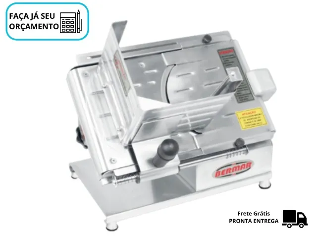 Cortador de Frios Bermar Lâmina 22Cm Inox Bivolt Novo