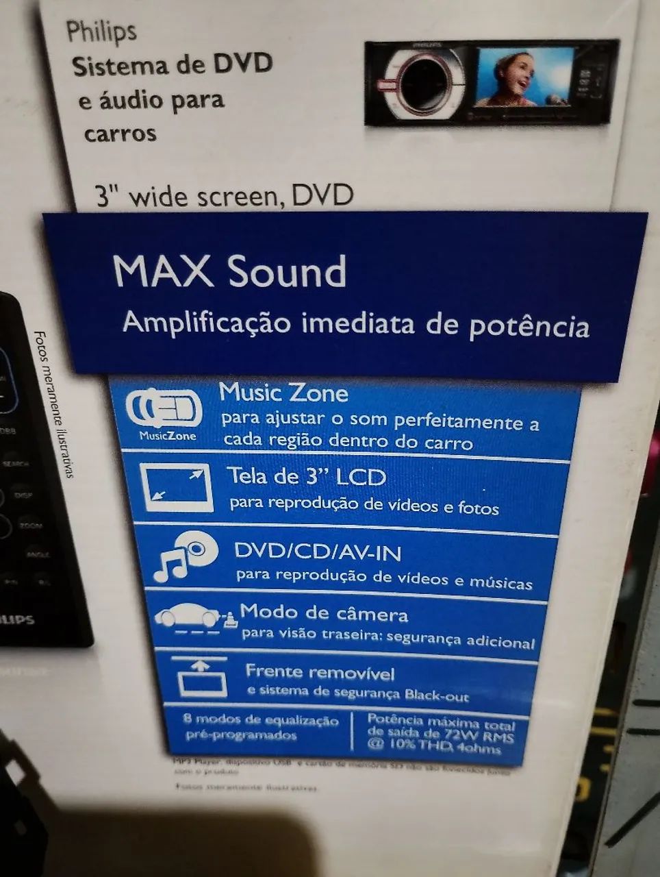 Rádio para Carro(visor Display apagado) - Foto 2