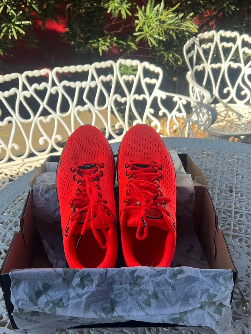 Tênis Under Armour Infinite 4, Vermelho, Novo, original  - Foto 5
