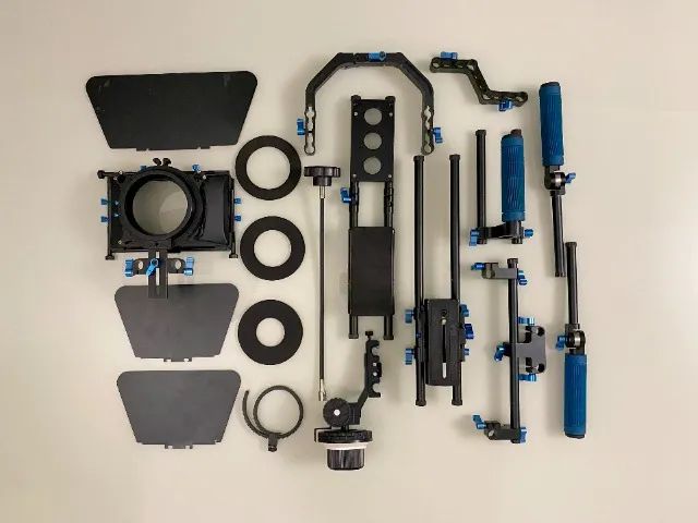 Rig Shoulder Profissional com Matte Box, Follow Focus e Acessórios - Foto 6