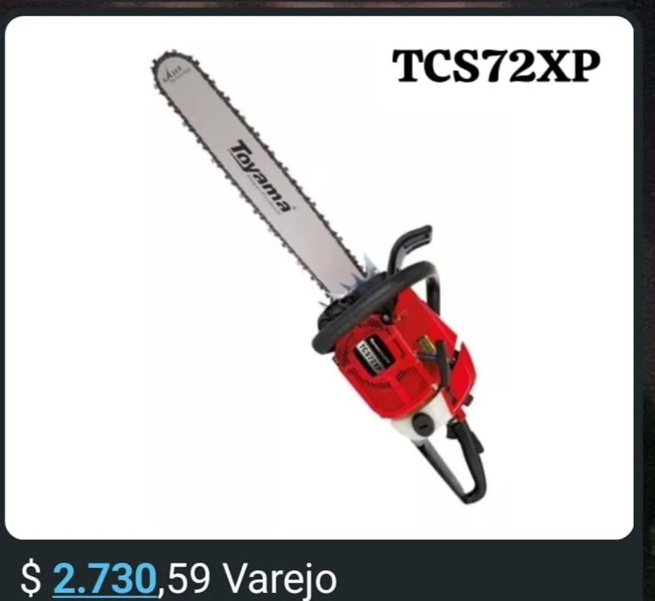 Motosserra Toyama TCS72XP