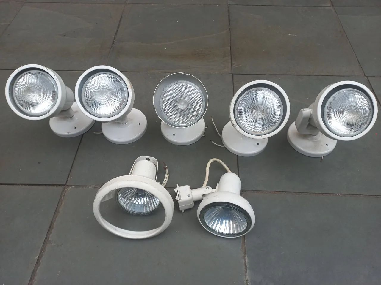 7 peças luminária 