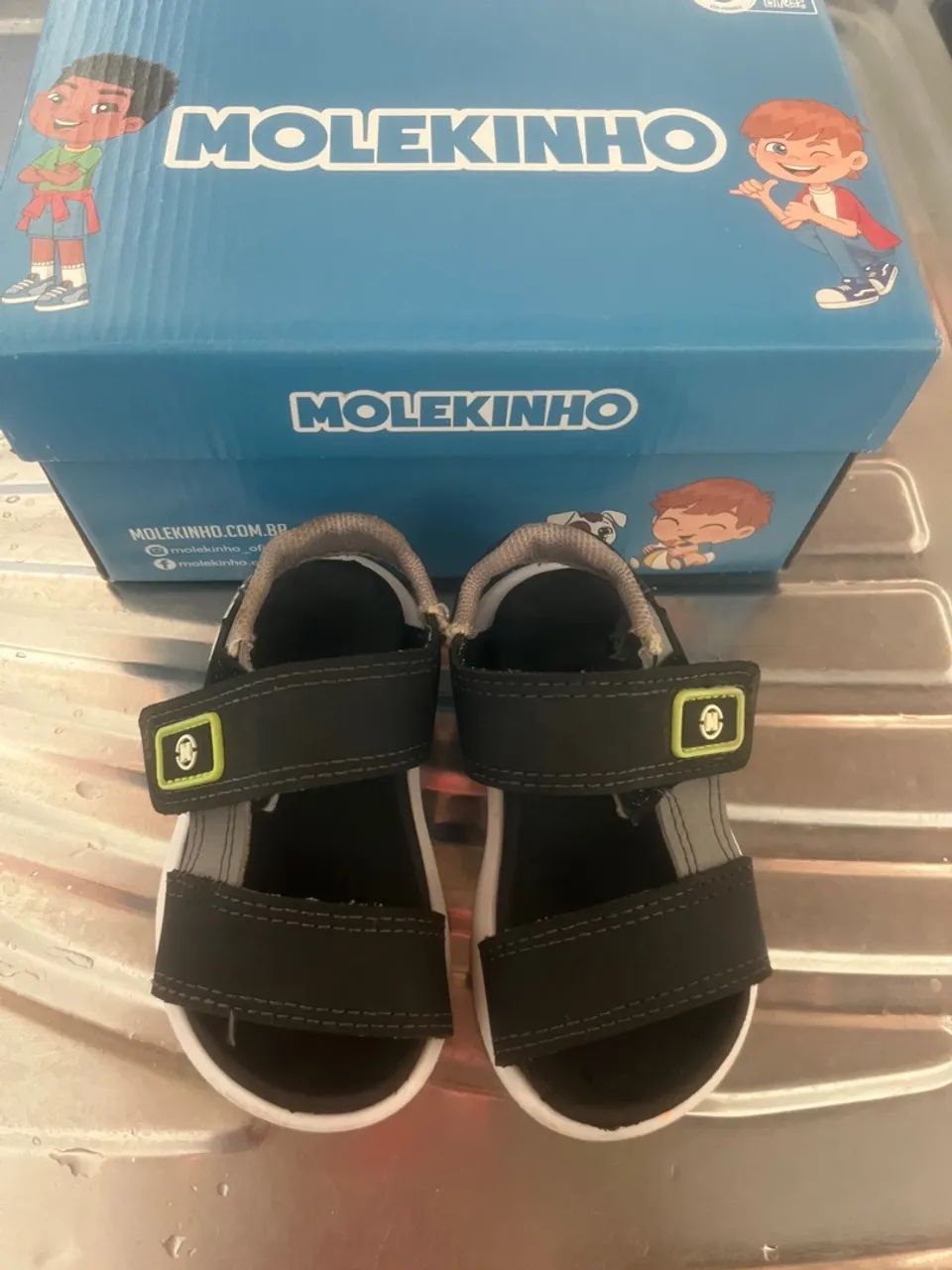 Sandálias Molekinha Infantil - Tamanho 19